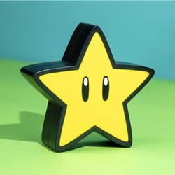 Paladone Super Mario Super Star Figurine lumineuse décorative Noir, Jaune