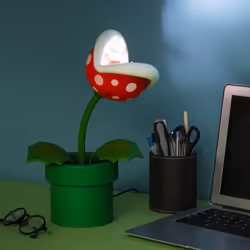 Paladone Piranha Plant Posable Lamp BDP lampe de table LED Vert, Rouge, Blanc - Vue supplémentaire 4