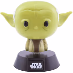 Paladone Yoda Icon Light BDP, Éclairage d’ambiance, Multicolore, Plastique, Salle de bains, Chambre d'enfant, Batterie, AAA