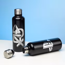 Paladone Playstation Utilisation quotidienne 480 ml Acier inoxydable Noir, Argent