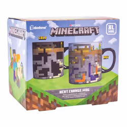 Paladone Minecraft XL, Régler, 0,55 L, Multicolore, Universel, 2 pièce(s), Emballage cadeau
