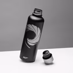 Paladone PP6663JB gourde Utilisation quotidienne, Fitness, Randonnée, Sports 450 ml Acier inoxydable Noir, Gris