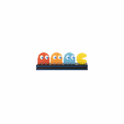 Paladone Pac-Man Lampe mit Geister, Veilleuse de toilettes, Multicolore, Polyvinyl chloride (PVC), Pouponnière, Boutons, 300  ...