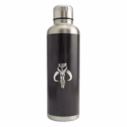 Paladone PP7361MAN, 500 ml, Utilisation quotidienne, Noir, Acier inoxydable, Métal