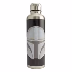 Paladone PP7361MAN gourde Utilisation quotidienne 500 ml Métal Noir, Acier inoxydable
