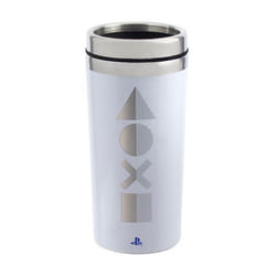 Mug isotherme - Playstation 5 - Blanc - Acier - Voyage - Adulte