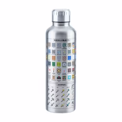 Paladone Minecraft Metal Water Bottle Utilisation quotidienne 500 ml Acier inoxydable