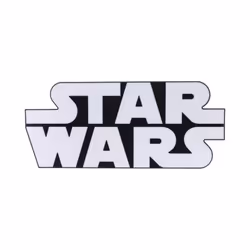 Paladone Star Wars Logo Light, Veilleuse à brancher, Noir, Blanc, Universel, Chine, 285 mm, 260 g