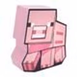 MINECRAFT - Cochon - Lampe 2D 16cm