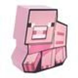 MINECRAFT - Cochon - Lampe 2D 16cm