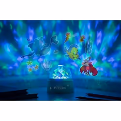Lampe à projection - Disney - Petite Sirène - Couleurs Bleu et Vert - LED - Utilisation Intérieure