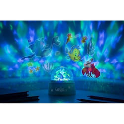 Lampe à projection - Disney - Petite Sirène - Couleurs Bleu et Vert - LED - Utilisation Intérieure