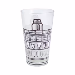 Paladone Barbasol Glass in a Tin Transparent 1 pièce(s) 0,45 ml