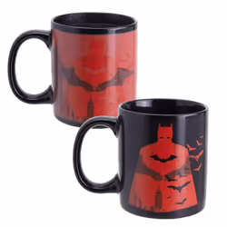 Paladone The Batman Heat Change Mug, Unique, 0,3 L, Noir, Blanc, Vitrocéramique, Mug, Universel