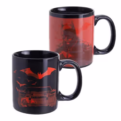 Paladone The Batman Heat Change Mug Tasse Noir, Blanc Universel 1 pièce(s)