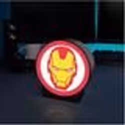 Boîte lumineuse - PALADONE - Iron Man - 13 cm - LED - Rouge