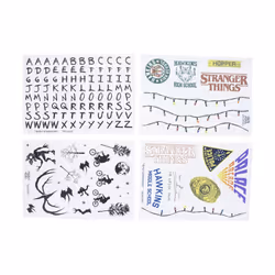 Paladone Stranger Things Gadget Decals autocollant décoratif Vinyl Multicolore 134 pièce(s)