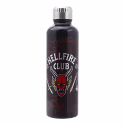 Paladone PP9939ST, 500 ml, Utilisation quotidienne, Noir, Acier inoxydable, Bouchon à vis, Acier inoxydable