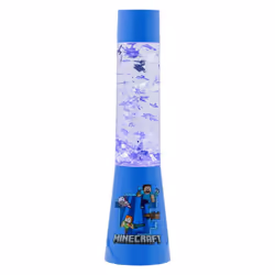 Paladone Minecraft Flow Lamp, Bleu, Universel, Enfants, Bleu, Ambiance, Batterie, USB