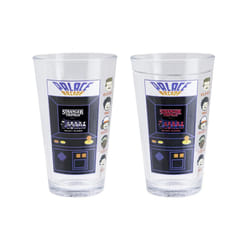 Paladone Stranger Things Cold Change Glass Noir, Rouge, Transparent, Blanc 1 pièce(s) 450 ml
