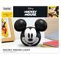 Lampe 3D Mickey Mouse - Disney - Fonctionne avec des piles - Noir