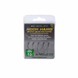 Hameçon à cheveux Korum avec Quickstops (x5)