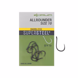 Hameçons Korum allrounder barbless 10x10