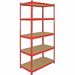 Monster Racking vous offre le robuste rayonnage Z-Rax pour organiser votre abri de jardin, entrepôt, atelier ou garage. La co ...
