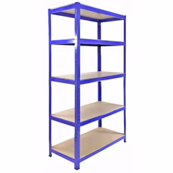 Cet ensemble de 4 x rayonnages bleus pour entrepôt et garage de la gamme T-Rax sont exclusif à Monster Racking. Ils sont 100% ...