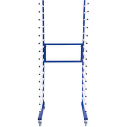 Monster Racking - Etagère de Séchage 15 étages / Niveaux Acier Inoxydable Bleu Jusqu'à 300KG Chariot de Rangement Sur Roulette Sèchage de Peinture
