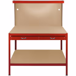 Transformez votre espace de travail avec cet établi polyvalent de 120 cm rempli de fonctionnalités pratiques pour garder votr ...