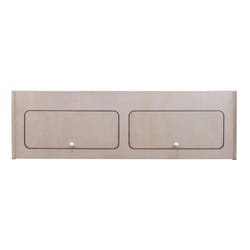 Armoire de Rangement - MDF - 100cm x 30cm x 30cm - 2 Portes - Charnières Douces - Sécurisée