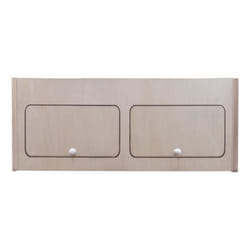 Armoire de Rangement - MDF - Camping-Car - 80cm x 30cm x 30cm - 2 Portes - Fermeture Douce