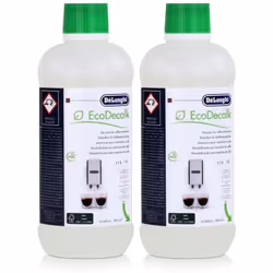 Lot de 2 flacons (2x500ml) Ecodecalk pour Cafetière. Référence de la pièce : AS00006179*2, Marque : DELONGHI.