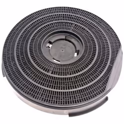 Filtre charbon rond type 34 255mm 290g (à l'unité) pour hotte WHIRLPOOL, ROSIERES, ARISTON HOTPOINT, SCHOLTES, BAUKNECHT, IGN ...
