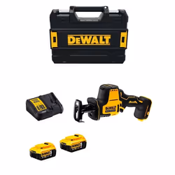 Mini-Scie Sabre DeWALT DCS369P2T (2 x 50 Ah + DCB115 + TSTAK II)