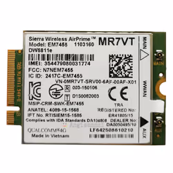Origin Storage DELL-DW5811E, Carte WLAN, DELL, Latitude E5250/E7250