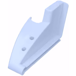 Equerre de fixation gauche compatible vitre porte bouteilles pour réfrigérateur LIEBHERR 113 x 58 x 37 mm 7436004, 9193353 Ap ...