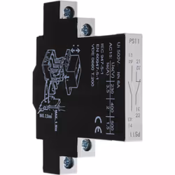 Nombre de contacts = 2 Configuration de l'état normal = 1 N/F + 1 N/O Montage = Montage rail DIN Tension de contact = 240 V c ...