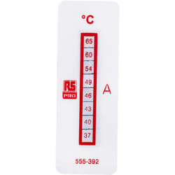 Tiquette thermosensible Rs Pro 37°C à 65°C 8 niveaux ( Prix pour Paquet de 10 )
