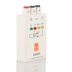 Rs Pro - Testeur de capteurs 18 v c.c. pour Capteur de proximité ( Prix pour 1 )