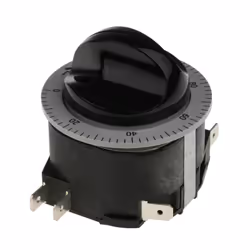 Tension d'alimentation = 250V c.a. Type de montage = Montage panneau Plage de temps = 0 ? 120min. Alimentation = Externe Larg ...