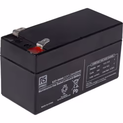 Capacité = 1.2Ah Tension nominale = 12V Fabrication = AGM Type de terminaison = Faston F1 Dimensions = 97 x 43 x 52mm Poids = ...