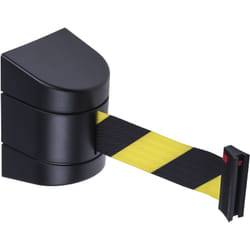 Rs Pro - Barrière sécurité Noir/Jaune en Polyester ( Prix pour 1 )