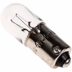Tension = 24 V Base de la lampe = BA9s Courant = 50 mA Diamètre = 10.5mm Taille de la lampe = T3 1/4 Longueur = 29 mm Couleur ...