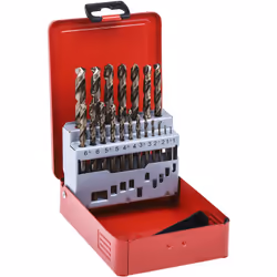 Type d'embout = Foret torsadé Taille minimum = 1mm Application de perçage = Métal Matériau = HSS-E Cobalt Nombre de pièces =  ...