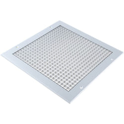 RS PRO Grille, 300 x 300mm, Aluminium Argent ( Prix pour 1 )