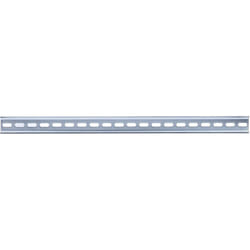 Rail DIN RS PRO 500mm x 35mm x 7.5mm, Fendu, Rail oméga en Acier ( Prix pour 1 )