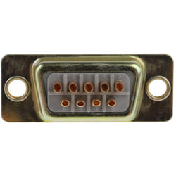 Rs Pro - Connecteur Sub-D 9 voies Femelle Montage panneau Droit
