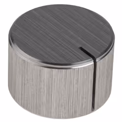 Taille de l'axe = 6.4mm Type d'axe = Circulaire Hauteur du bouton = 14mm Couleur du corps = Argent Couleur de l'indicateur =  ...